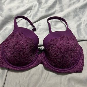 Body by Victoria lined Demi 34DDD convertible straps